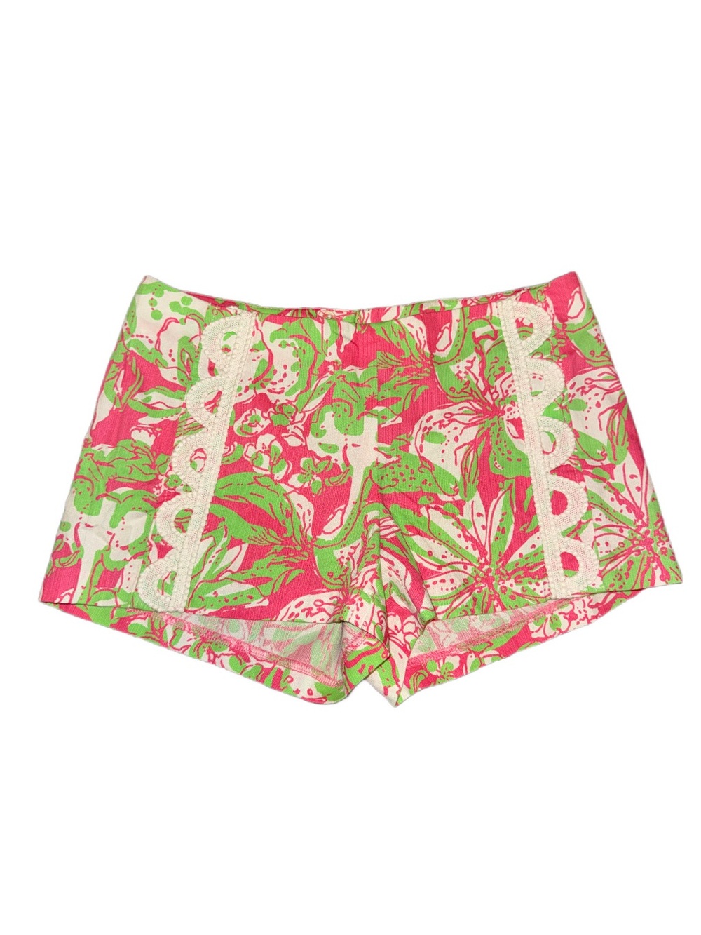 Lilly Pulitzer Liza Shorts in Hotty Pink Forgot My Trunks Size 4